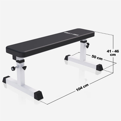 Banc plat ajustable