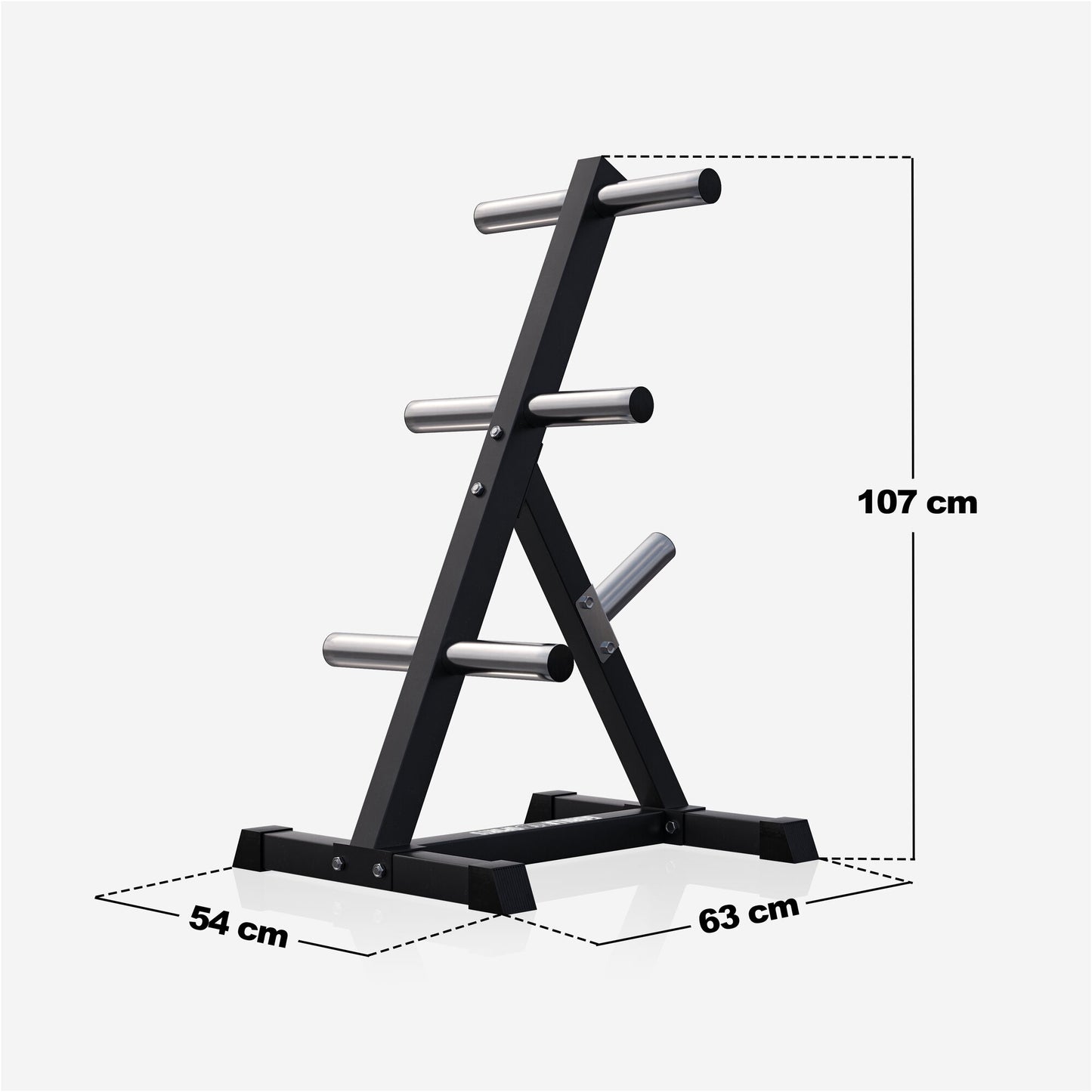 Rack de rangement pour disques olympiques 50/51mm