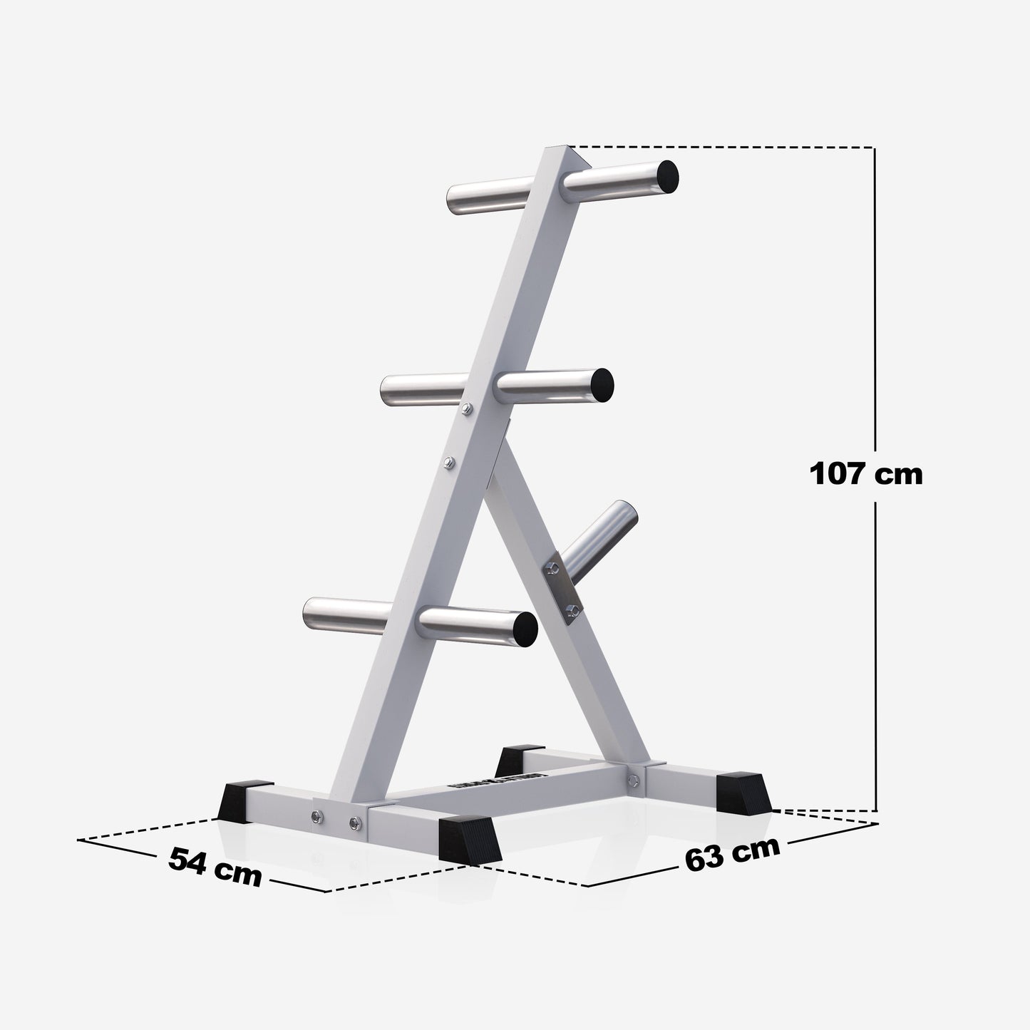 Rack de rangement pour disques olympiques 50/51mm