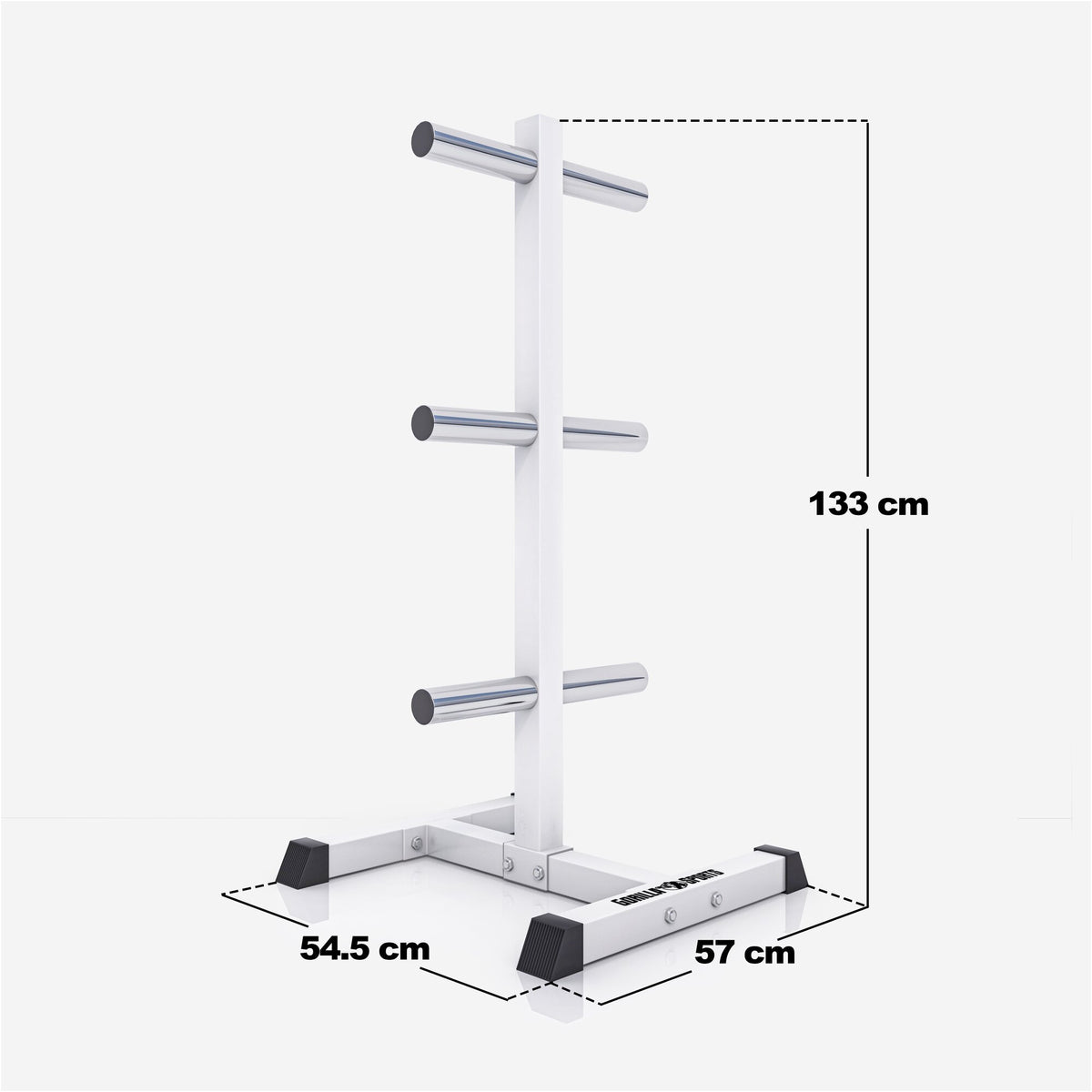 Rack de rangement pour disques olympiques 50/51 mm