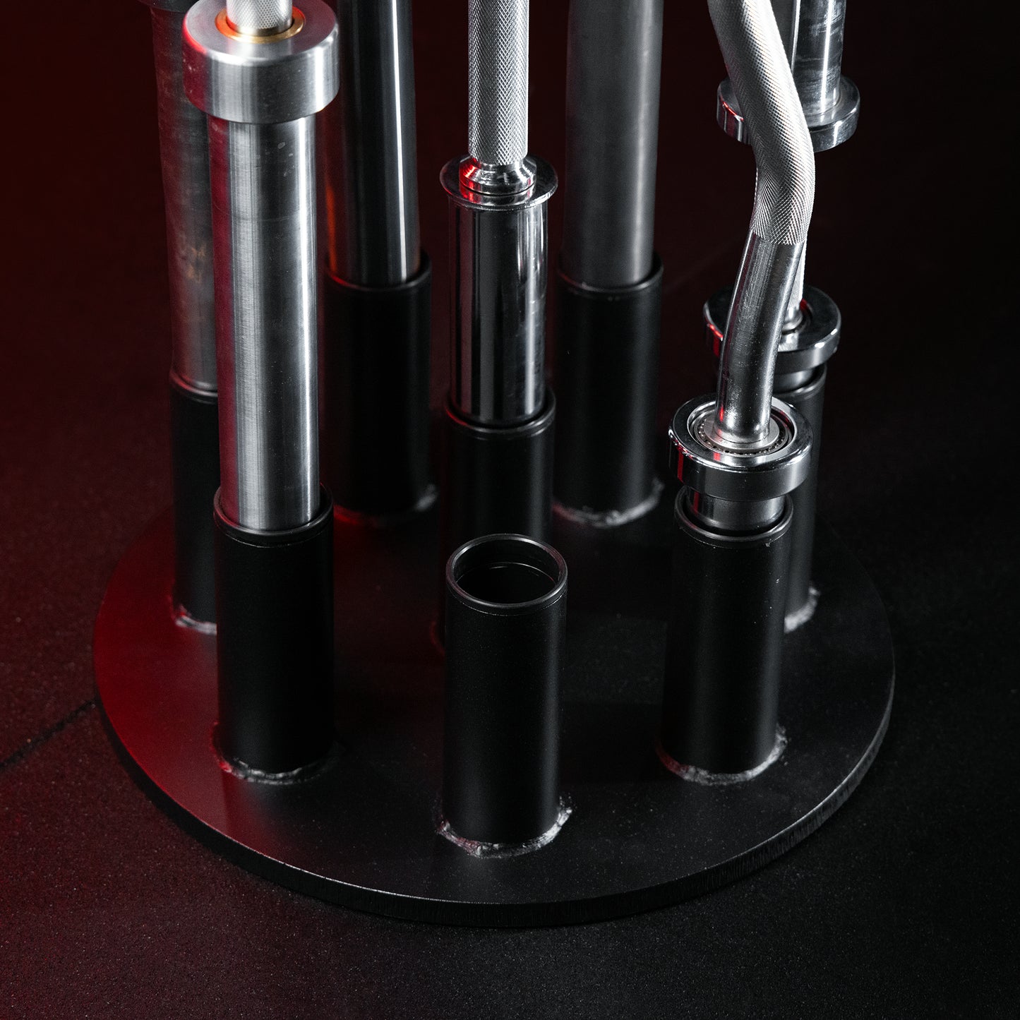 Rack de rangement pour barres d'haltères 30/31 mm et 50/51 mm