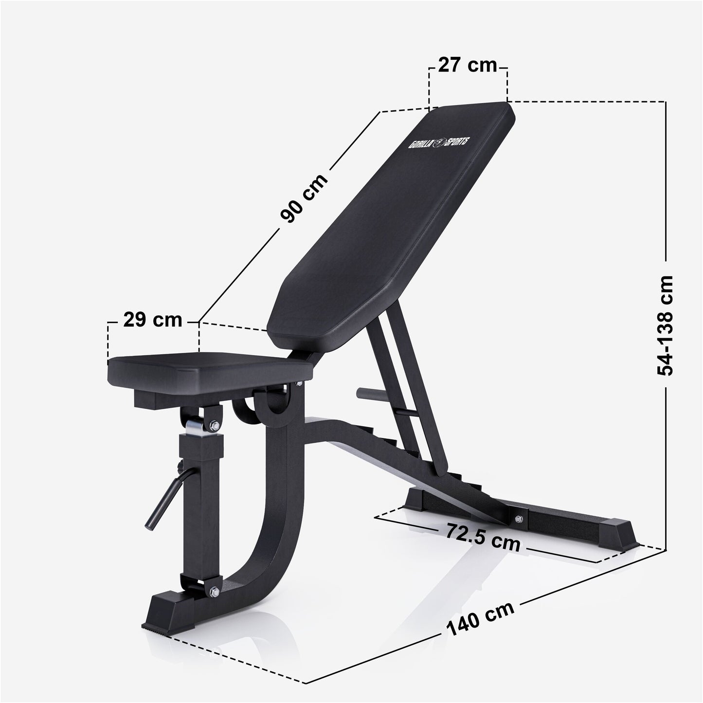 Banc de musculation inclinable