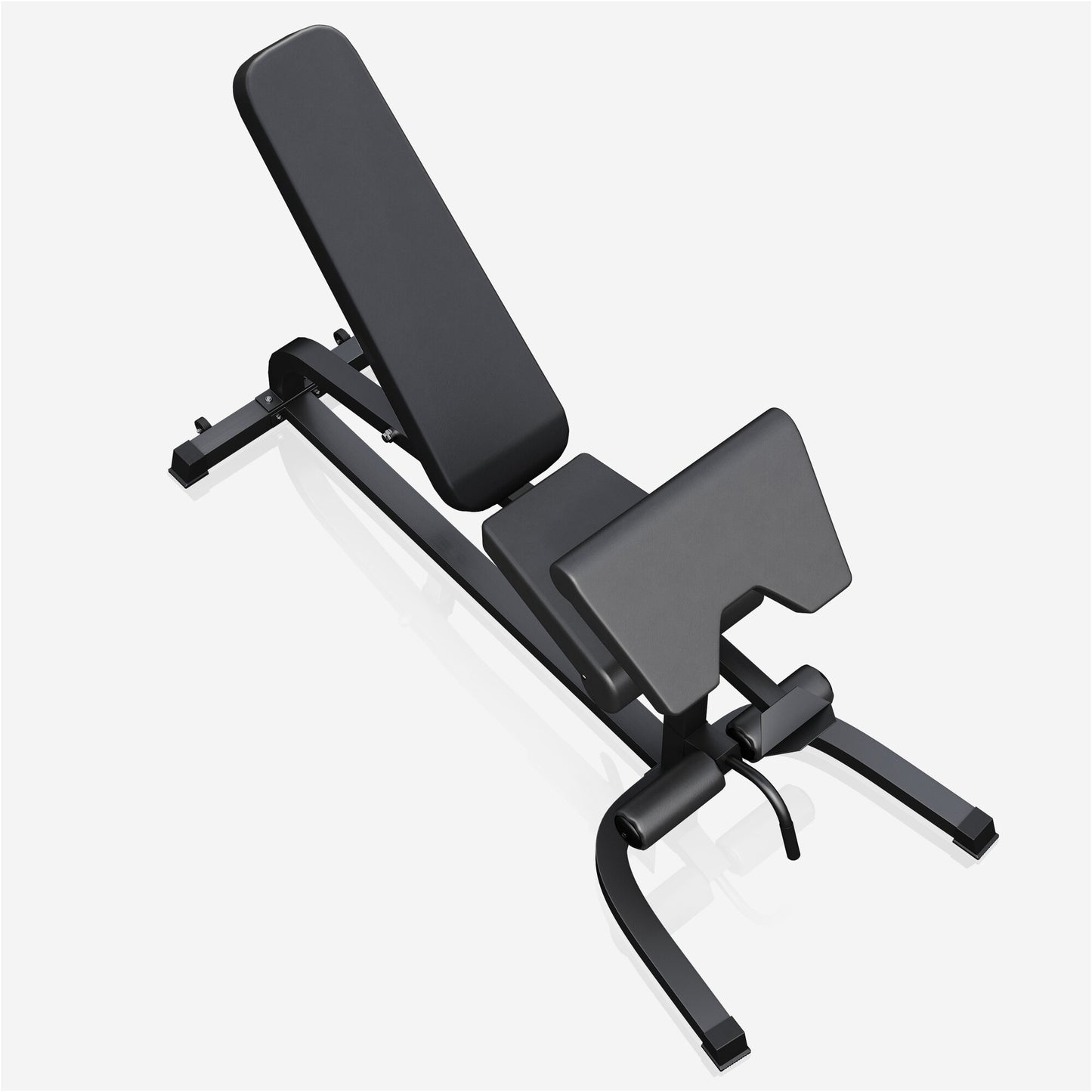 Banc inclinable réglable avec extension de jambes et pupitre à biceps