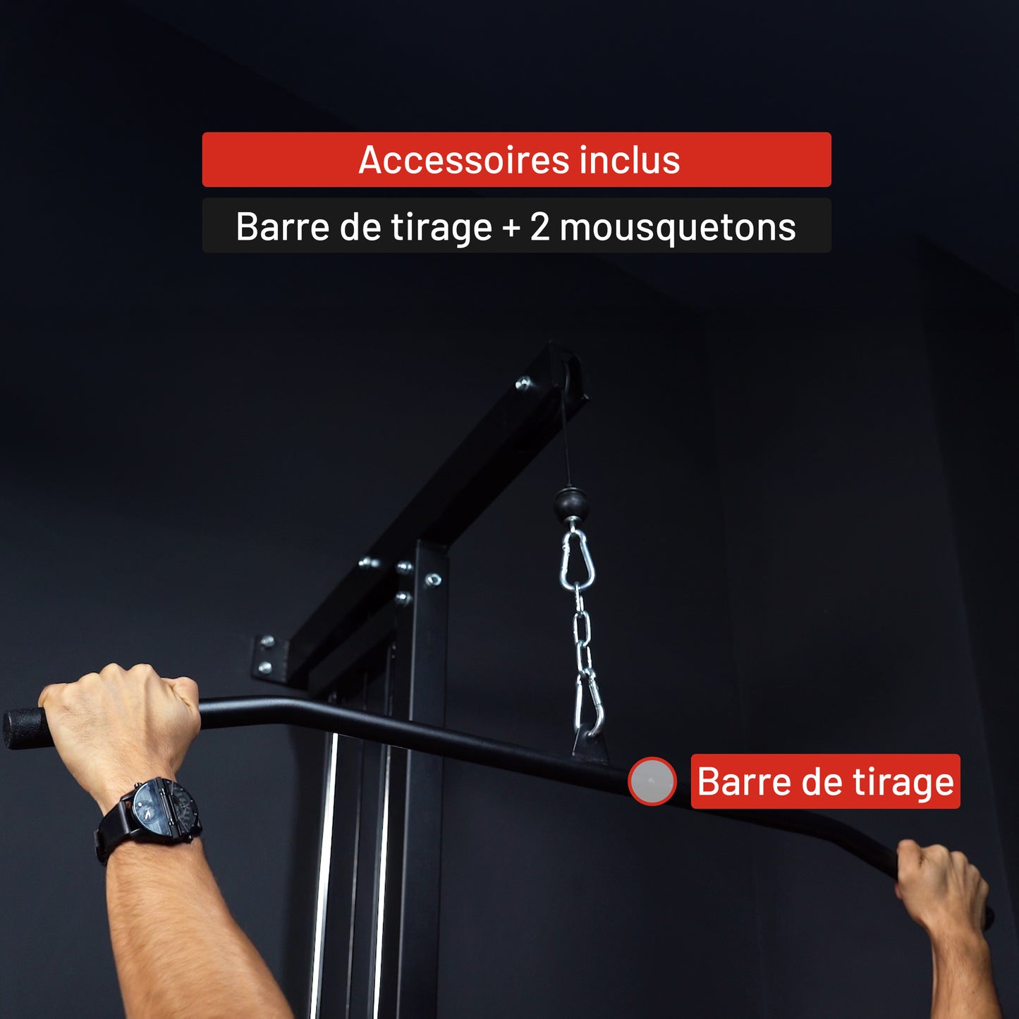 Station de traction pour montage mural
