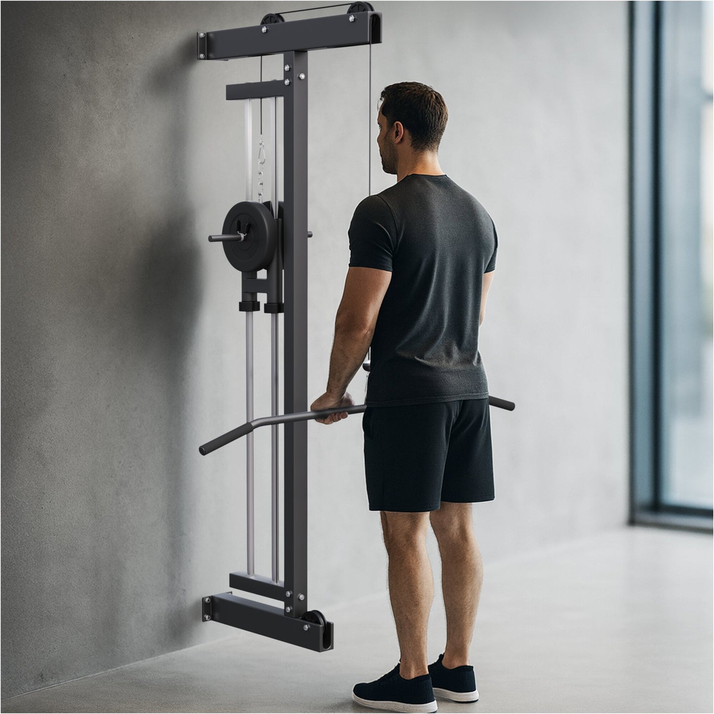 Station de traction pour montage mural