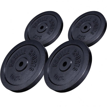 Disques d'haltères en fonte - Gorilla Sports France