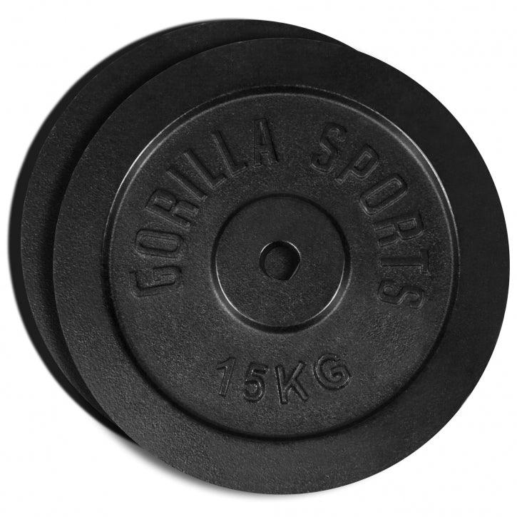 Disques d'haltères en fonte - Gorilla Sports France