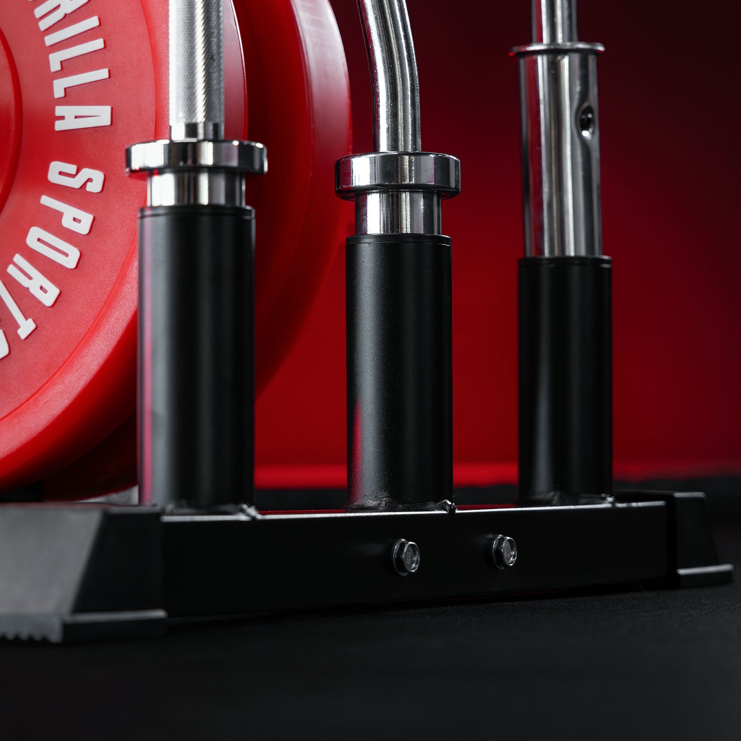 Rack pour disques et barres olympiques