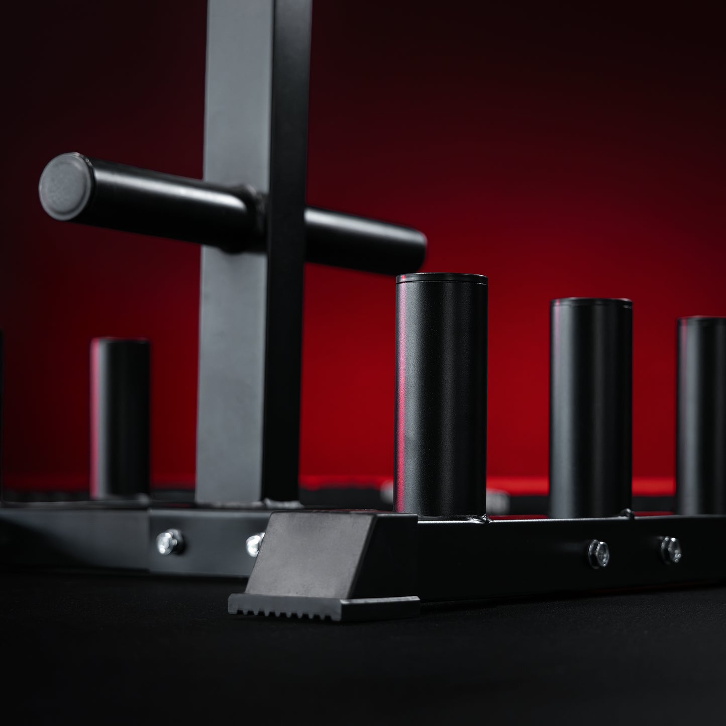 Rack pour disques et barres olympiques
