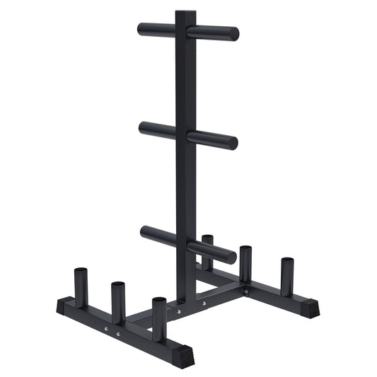 Rack pour disques et barres olympiques