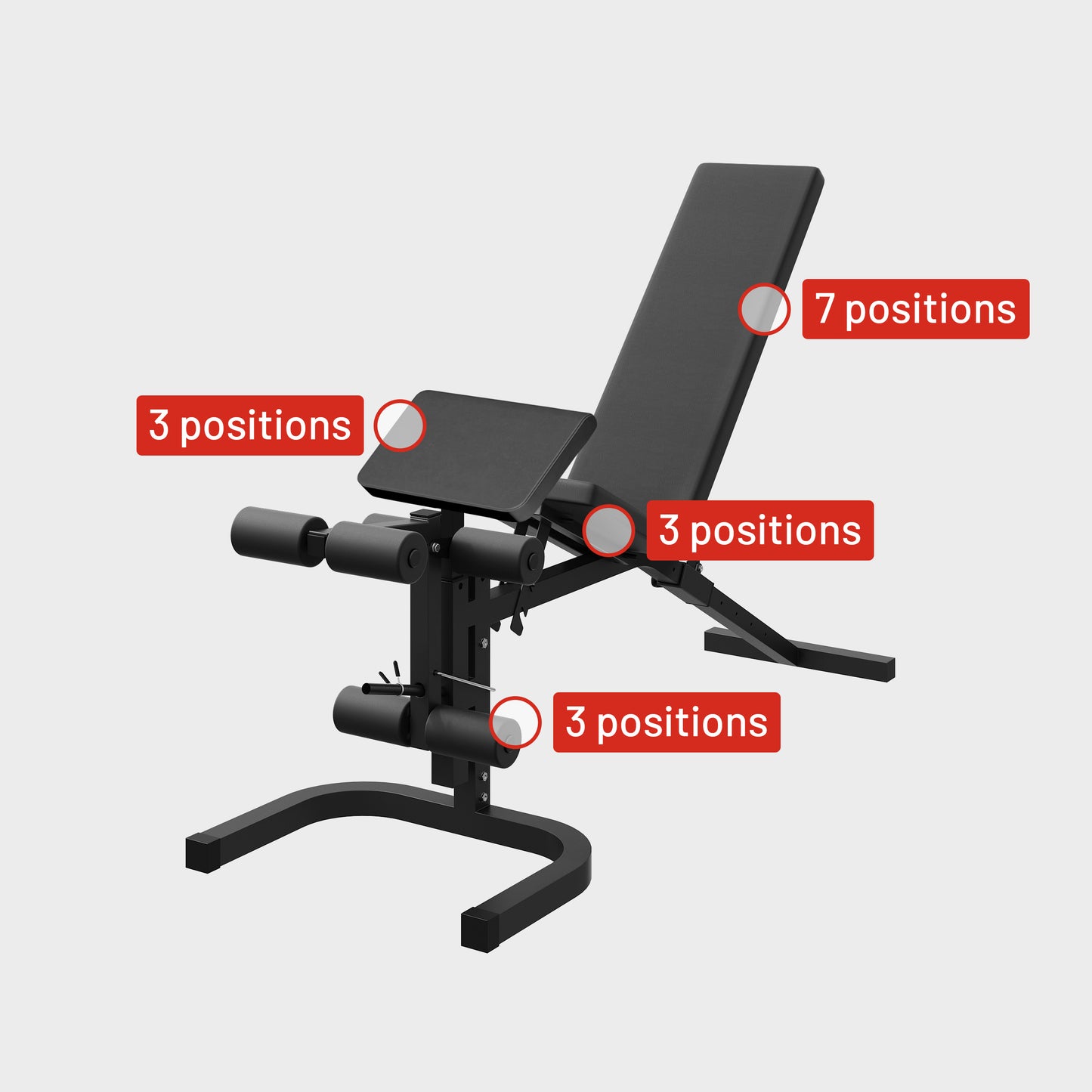 Home Gym avec banc de musculation réglable