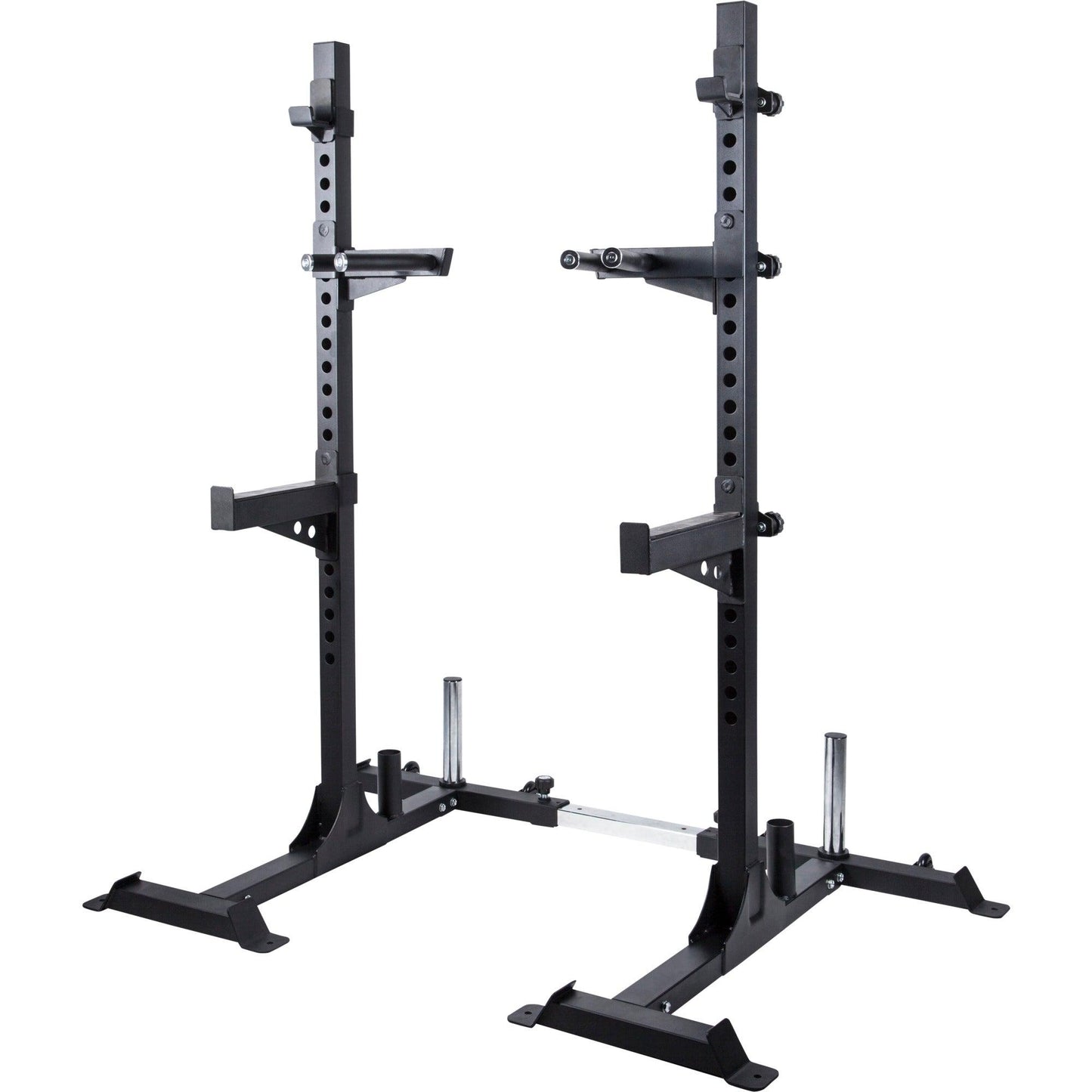 Rack à squat avec support pour poids disques - Gorilla Sports France