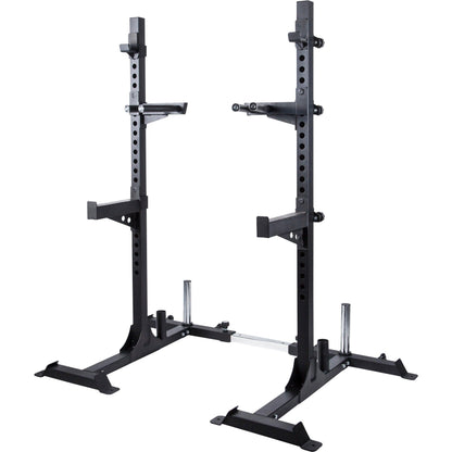 Rack à squat avec support pour poids disques - Gorilla Sports France