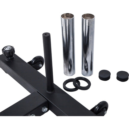 Rack à squat avec support pour poids disques - Gorilla Sports France