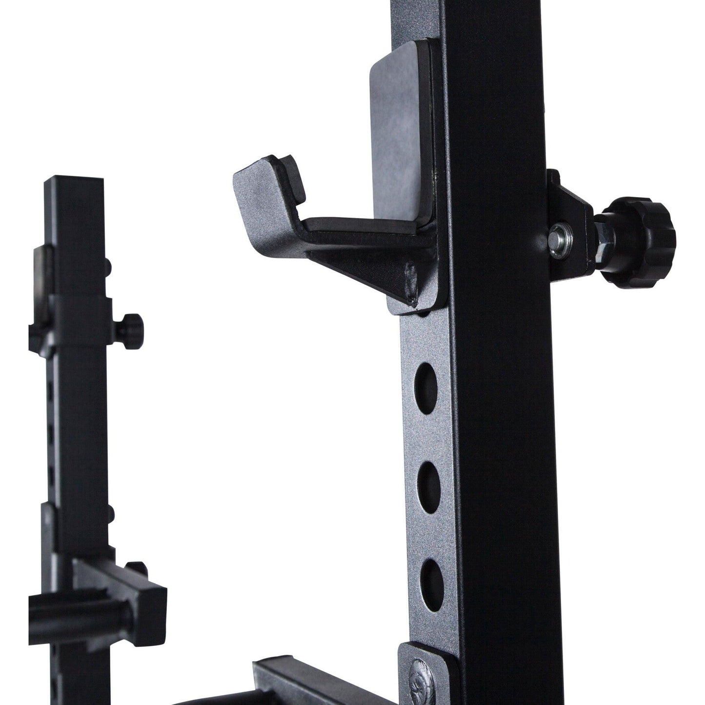 Rack à squat avec support pour poids disques - Gorilla Sports France