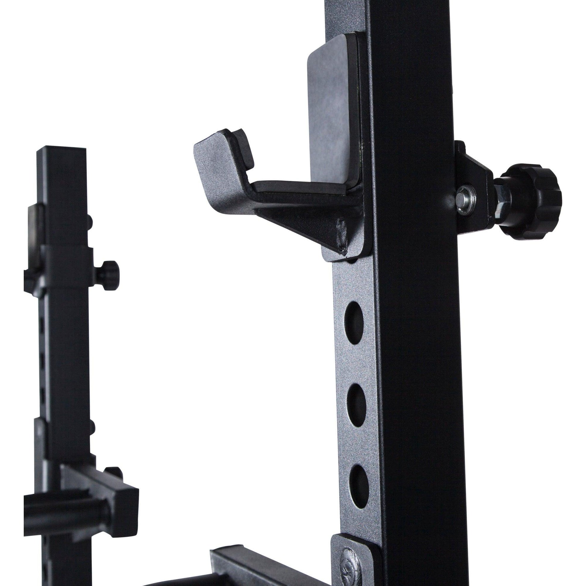 Rack à squat avec support pour poids disques - Gorilla Sports France