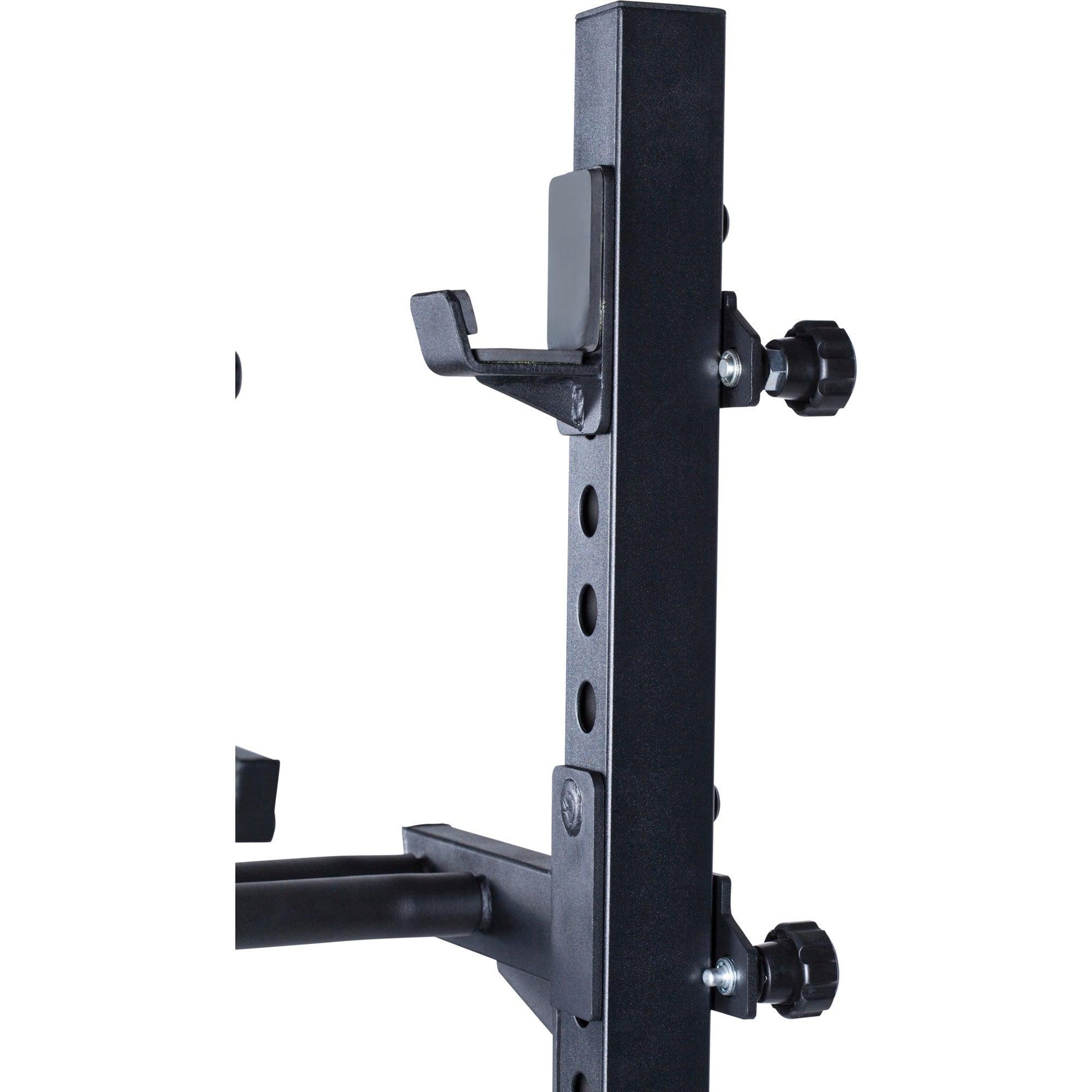 Rack à squat avec support pour poids disques - Gorilla Sports France