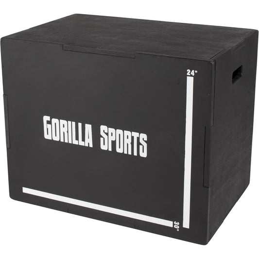 Plyobox noire en bois 3 en 1 - Gorilla Sports France