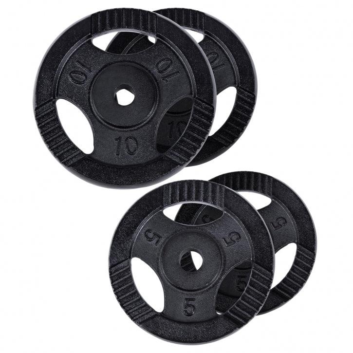 Disques d’haltères en fonte grip - Gorilla Sports France