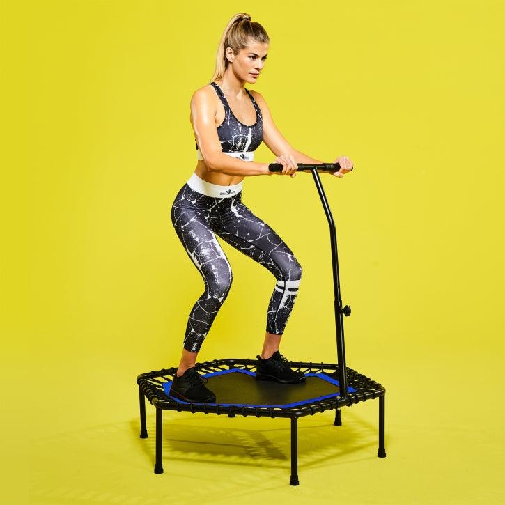 Trampoline pour fitness avec guidon - Gorilla Sports France