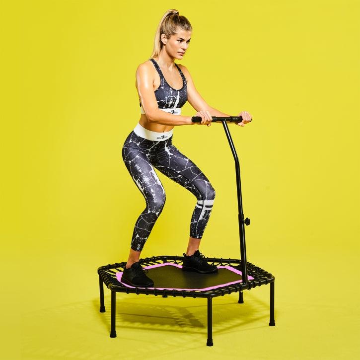 Trampoline pour fitness avec guidon - Gorilla Sports France