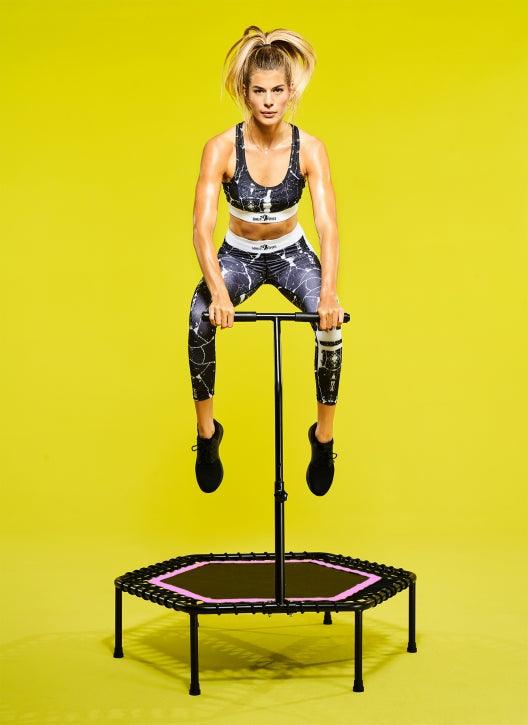 Trampoline pour fitness avec guidon - Gorilla Sports France