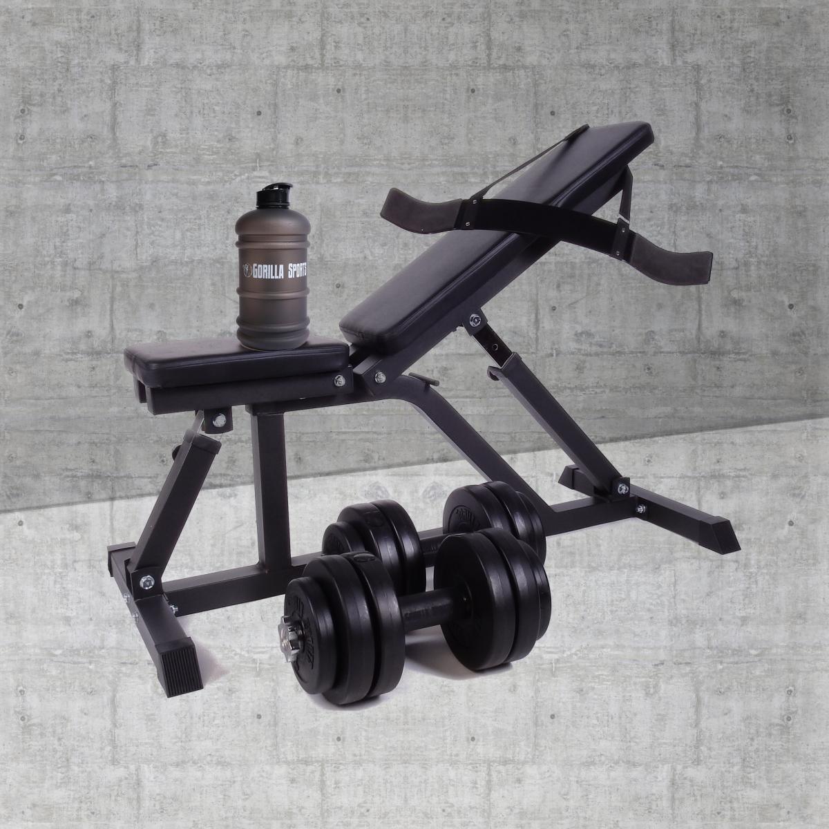 Set de musculation pour biceps-triceps 23 pièces - Gorilla Sports France