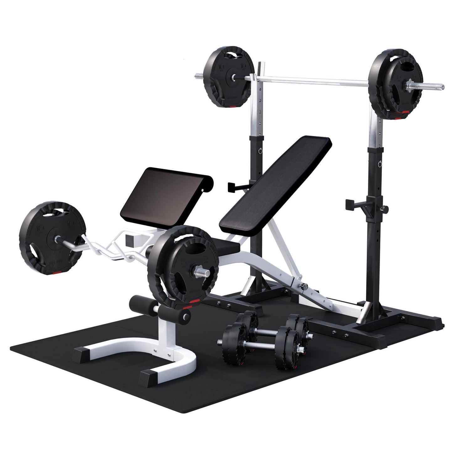 Set de musculation complet 48 pièces - Gorilla Sports France