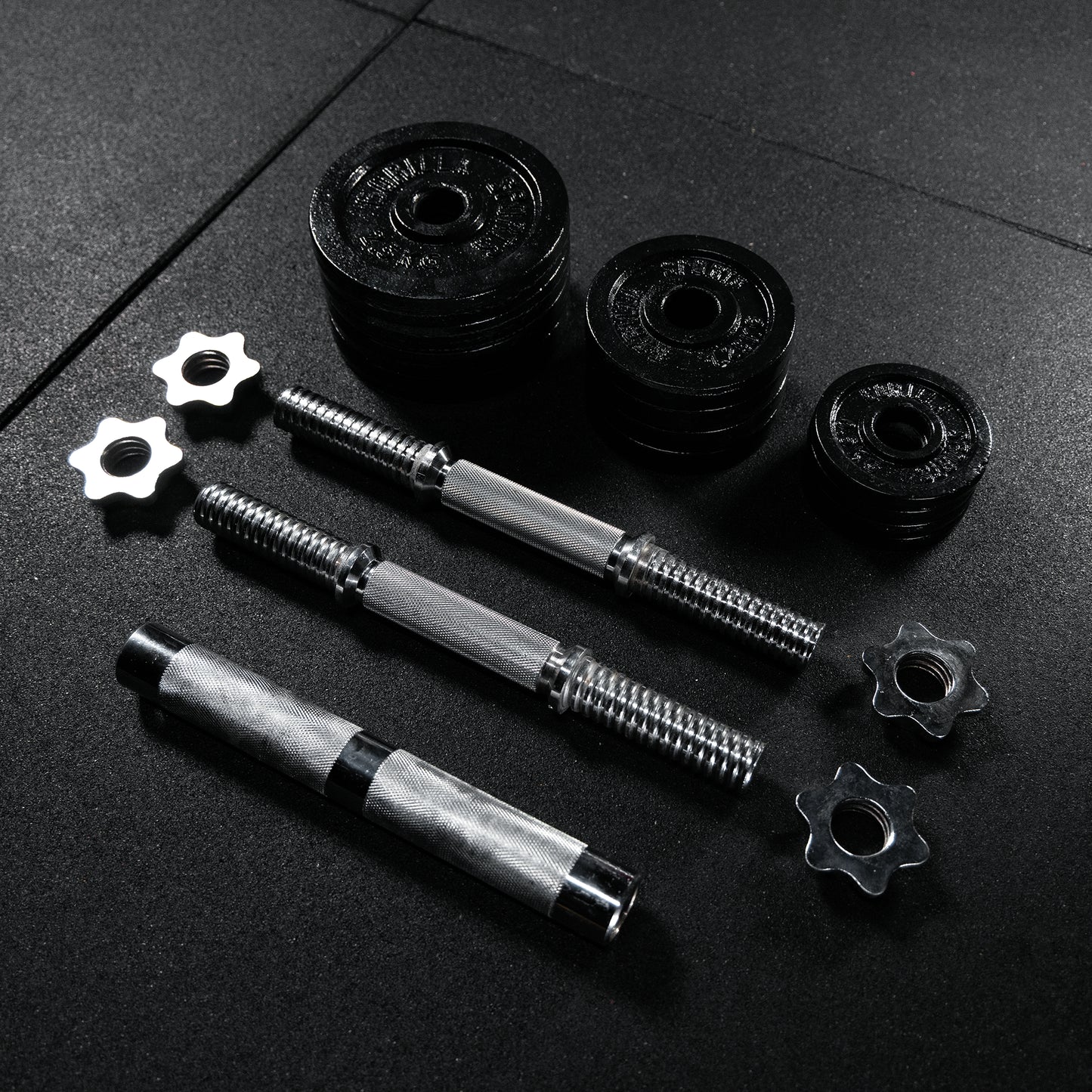 Set d'haltères modulable 2 en 1 de 22 kg