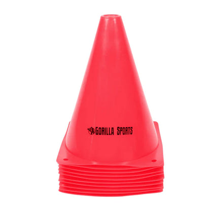 Lot de 10 cônes d'entraînement
