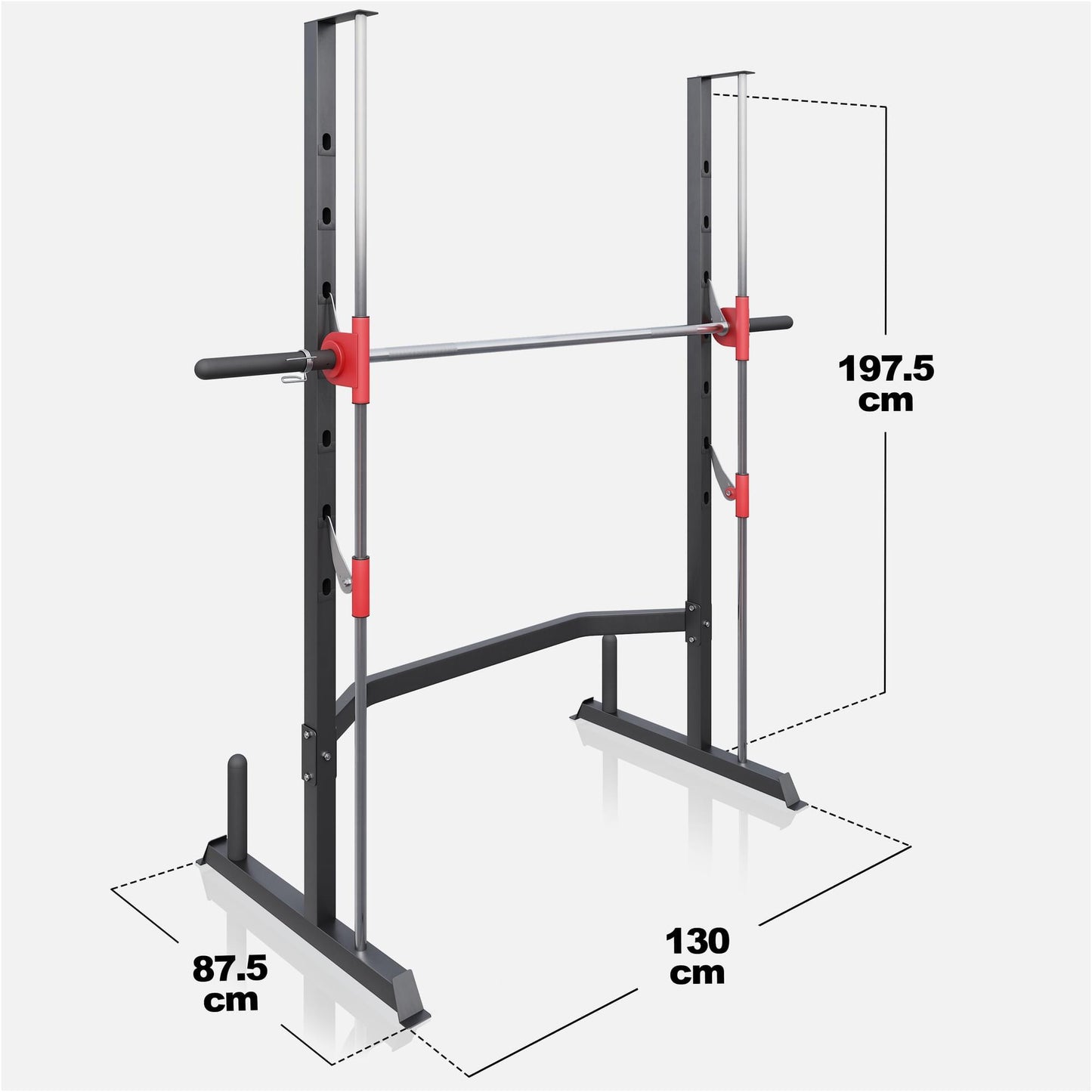 Rack à squat avec presse guidée - Gorilla Sports France