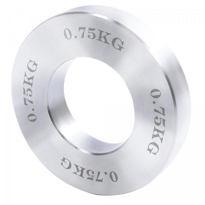 Mini disques chromés 51 mm - Lot de 5 KG avec housse de transport - Gorilla Sports France