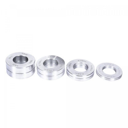Mini disques chromés 51 mm - Lot de 5 KG avec housse de transport - Gorilla Sports France