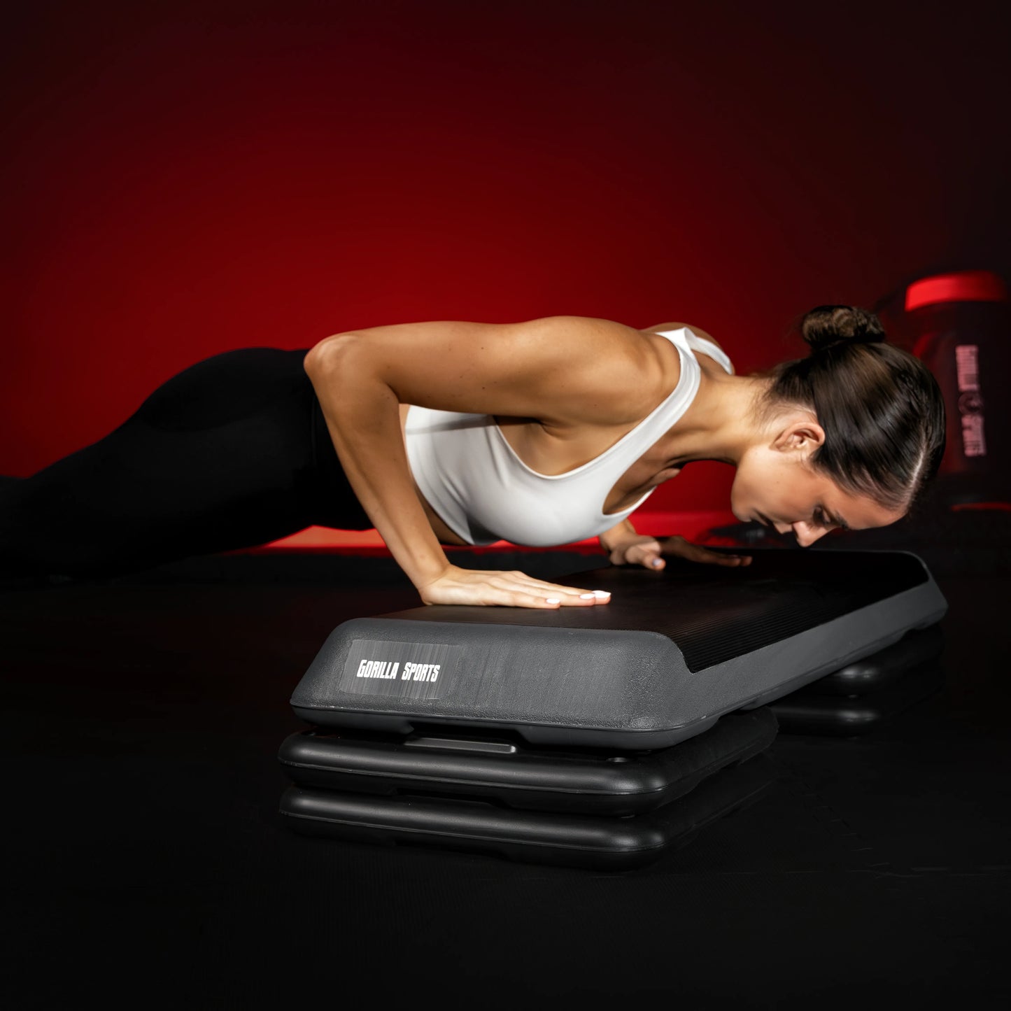 Step d'aérobic réglable en 3 niveaux