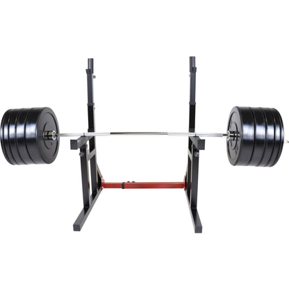 Set d'haltères longs olympiques avec rack à squat 170 kg - Gorilla Sports France