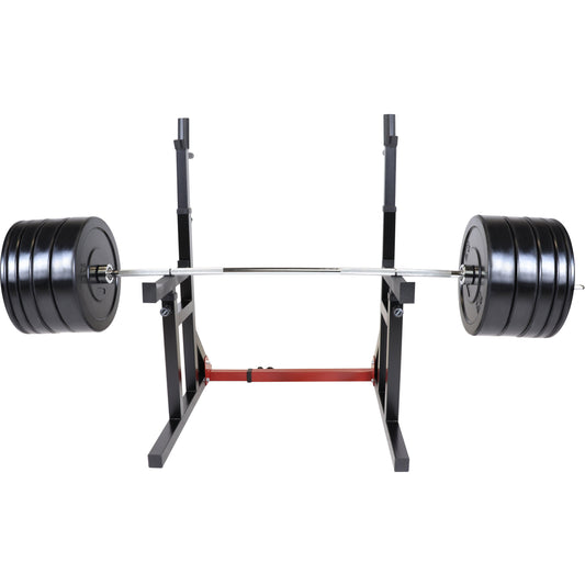 Set d'haltères longs olympiques avec rack à squat 170 kg - Gorilla Sports France