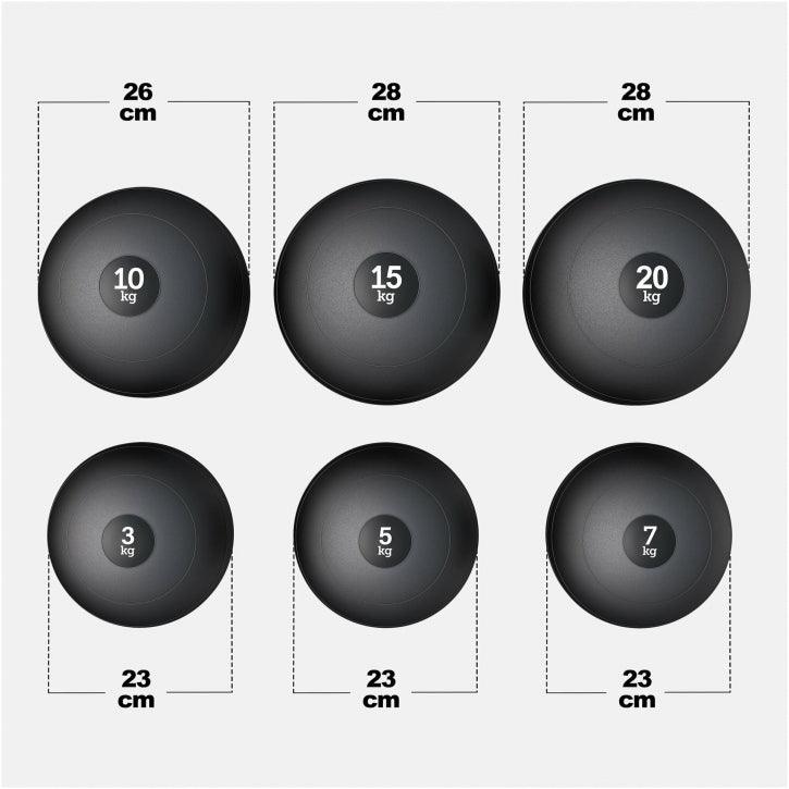 Medecine-ball en caoutchouc - Gorilla Sports France