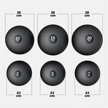 Medecine-ball en caoutchouc - Gorilla Sports France