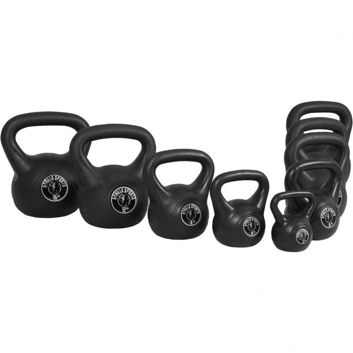 Kettlebell en plastique - Gorilla Sports France