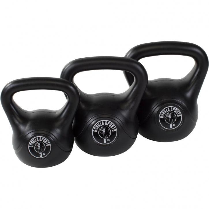 Kettlebell en plastique - Gorilla Sports France