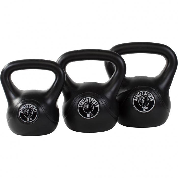 Kettlebell en plastique - Gorilla Sports France