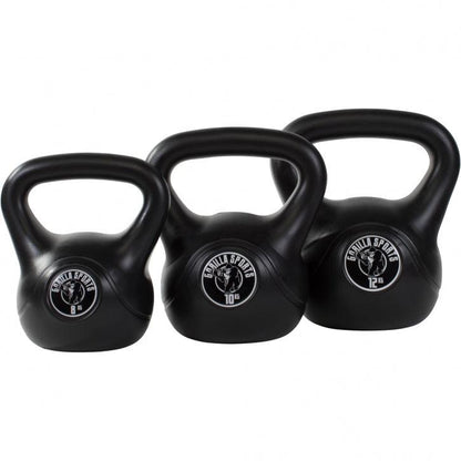 Kettlebell en plastique - Gorilla Sports France