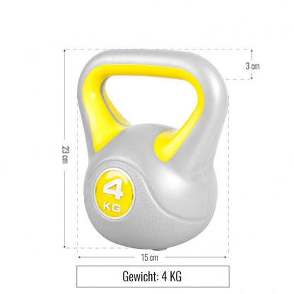 Kettlebell Stylish en plastique - Gorilla Sports France
