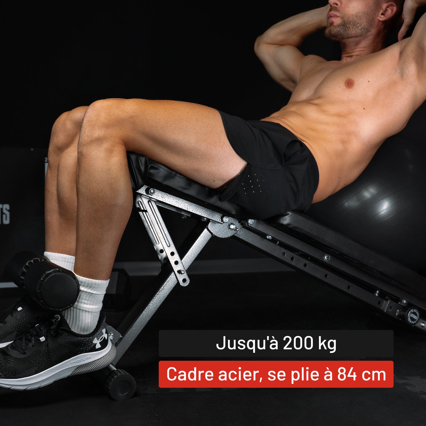 Banc de musculation pliable