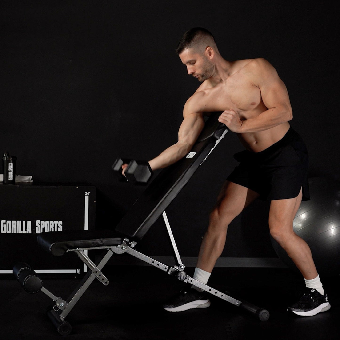 Banc de musculation pliable
