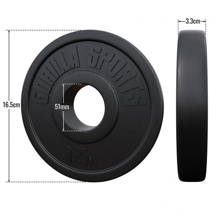 Disque olympique en plastique 50/51mm - Gorilla Sports France