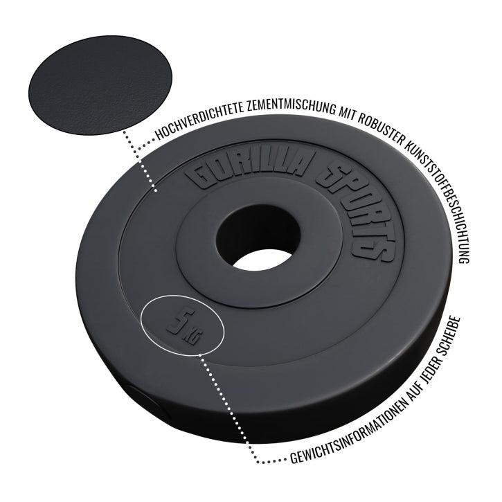 Disque olympique en plastique 50/51mm - Gorilla Sports France