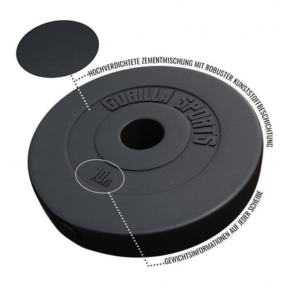 Disque olympique en plastique 50/51mm - Gorilla Sports France