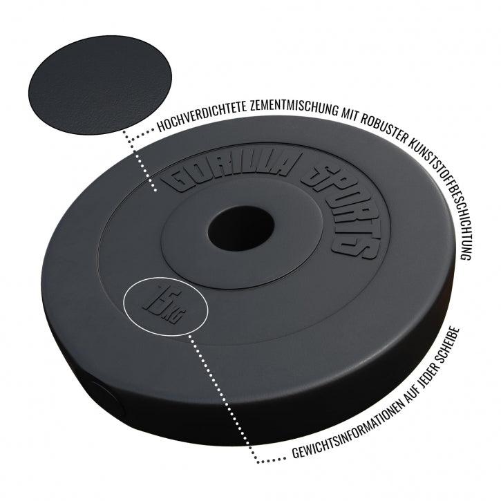 Disque olympique en plastique 50/51mm - Gorilla Sports France