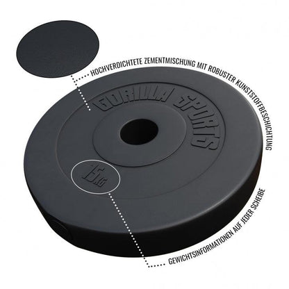 Disque olympique en plastique 50/51mm - Gorilla Sports France